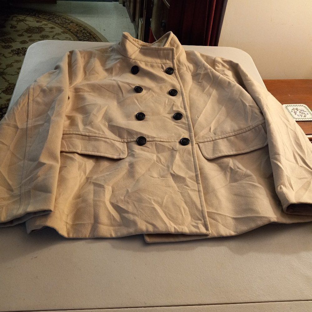 Old Navy Double breasted Tan Jacket/Coat